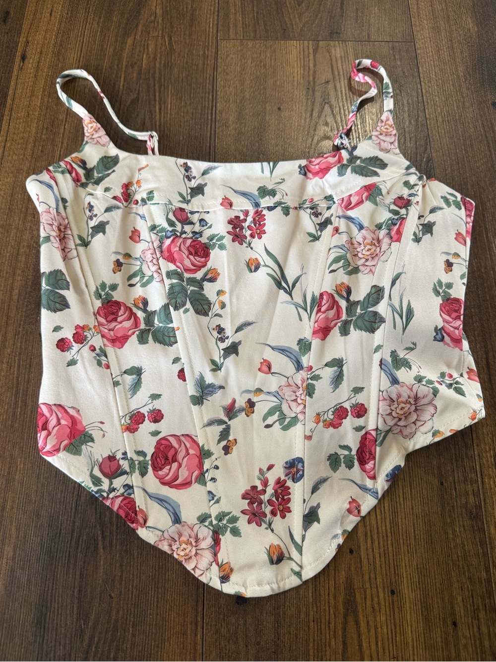 Fashion Nova Women’s Floral Corset Top Size XS